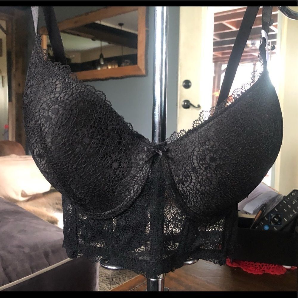 French affair bustiers. Black Lace, flawless coverage and support